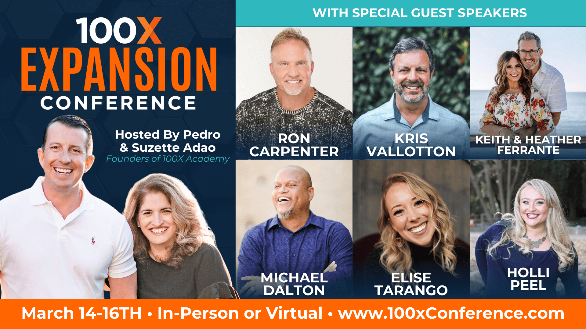 100X Conference San Jose, CA March 13th16th