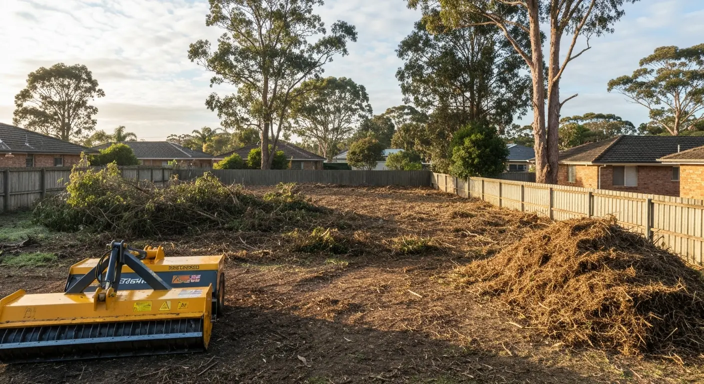 Brush mowing service in Newcastle