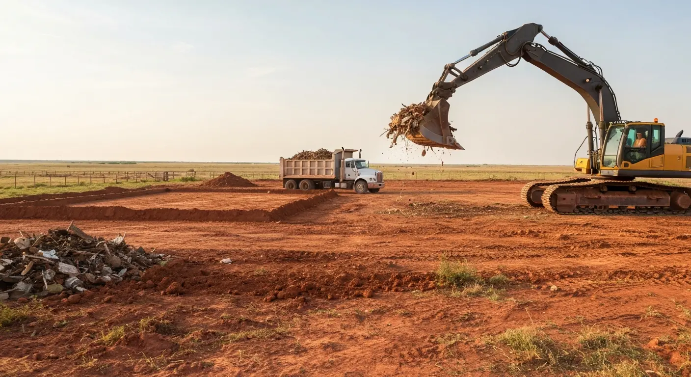 Waste management excavation Altus