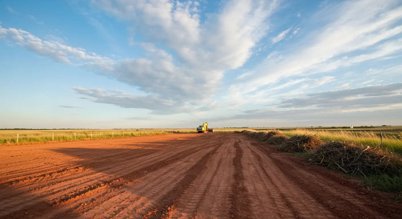 Land clearing service in Cement Oklahoma
