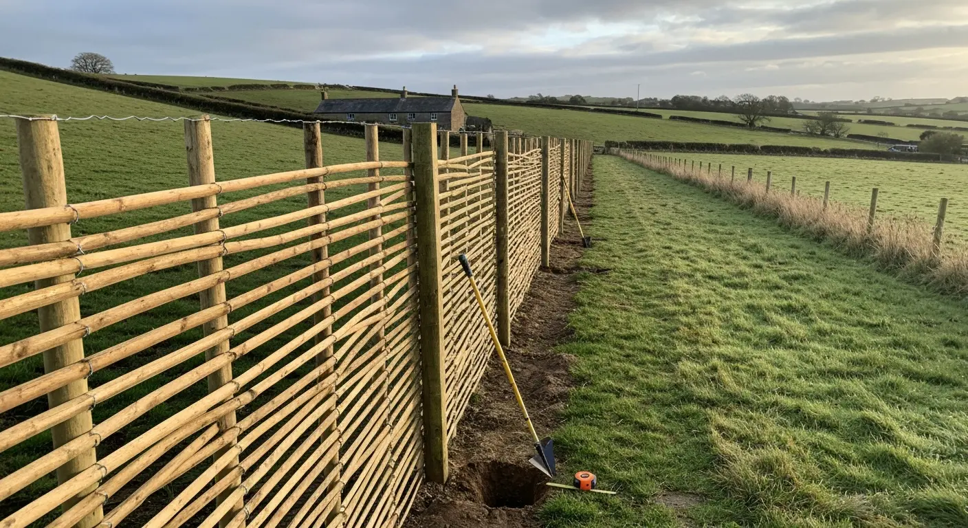 Woven field fencing