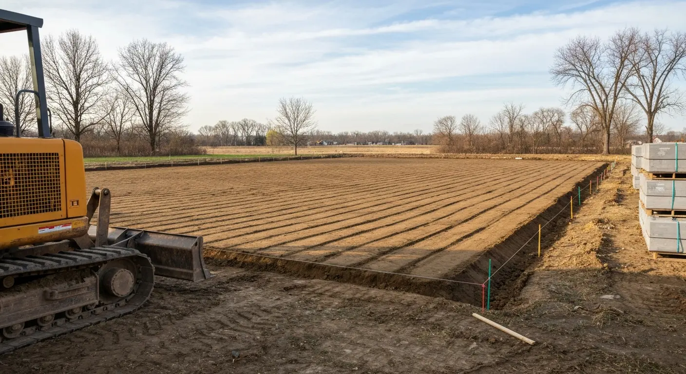 Site preparation for construction