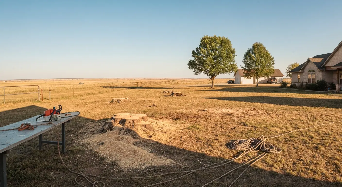 Tree removal in Carnegie OK