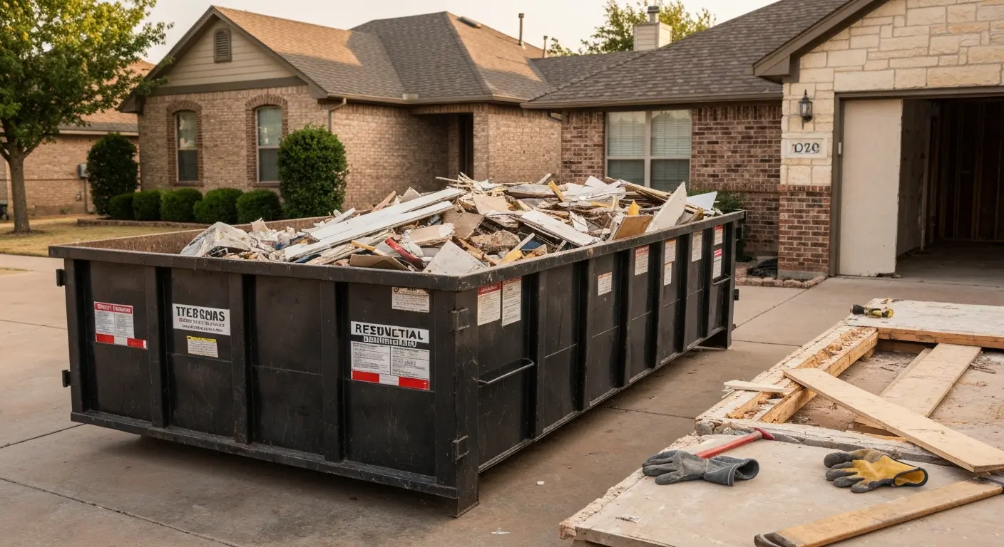 Residential dumpster rental