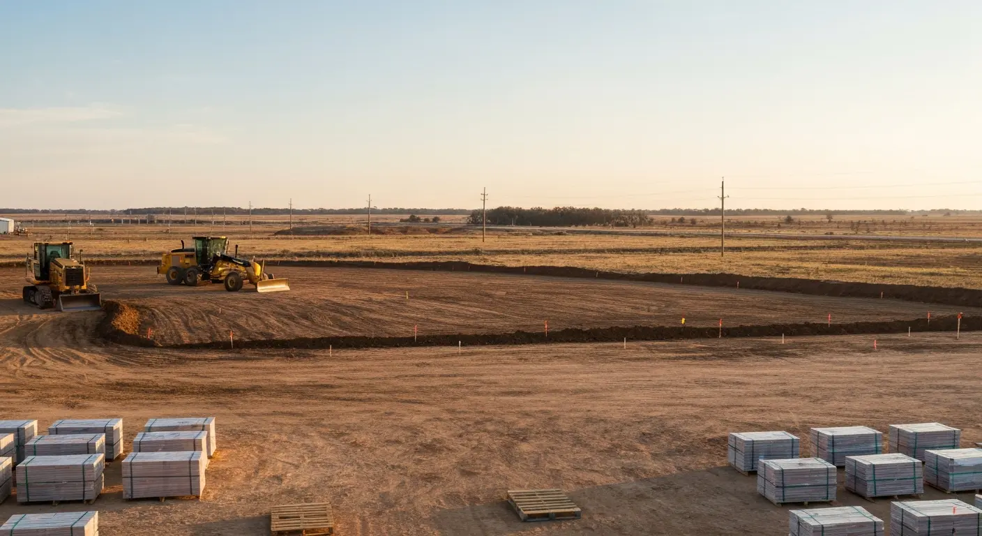 Construction site prep