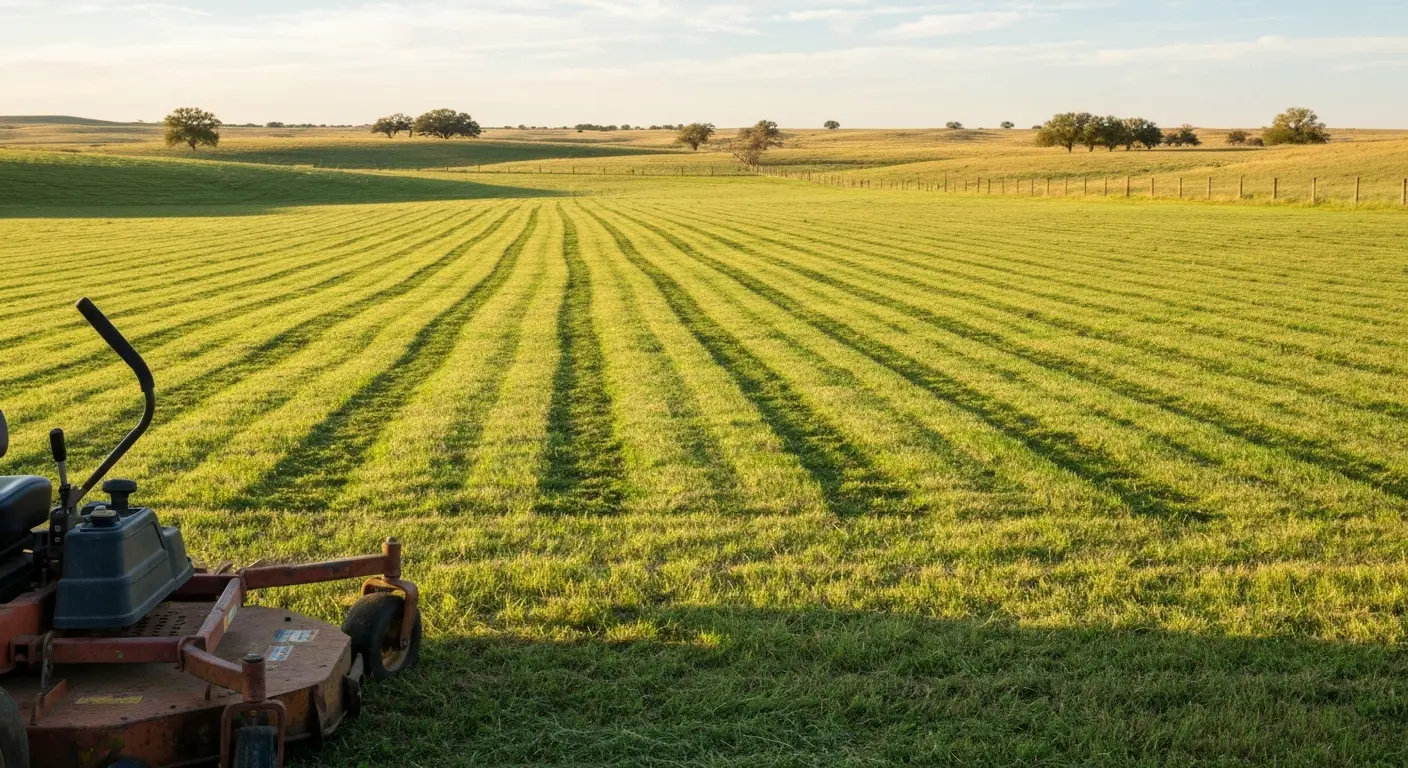 Pasture mowing service