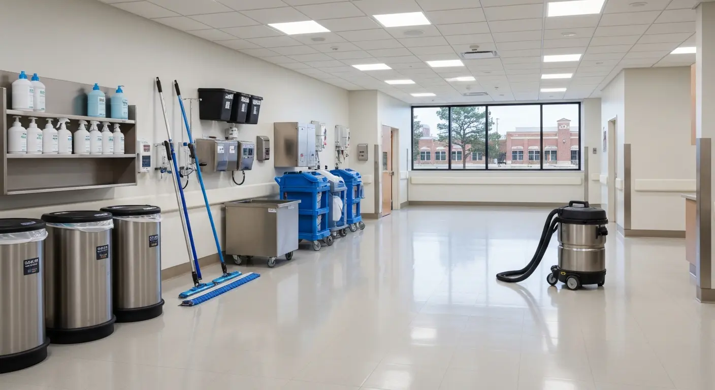 Medical district commercial cleanup