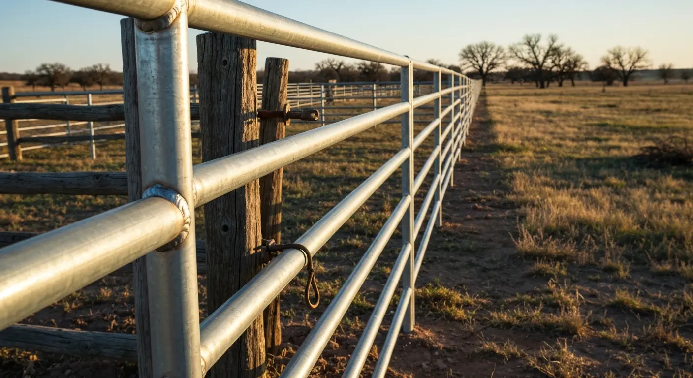Pipe fence installation