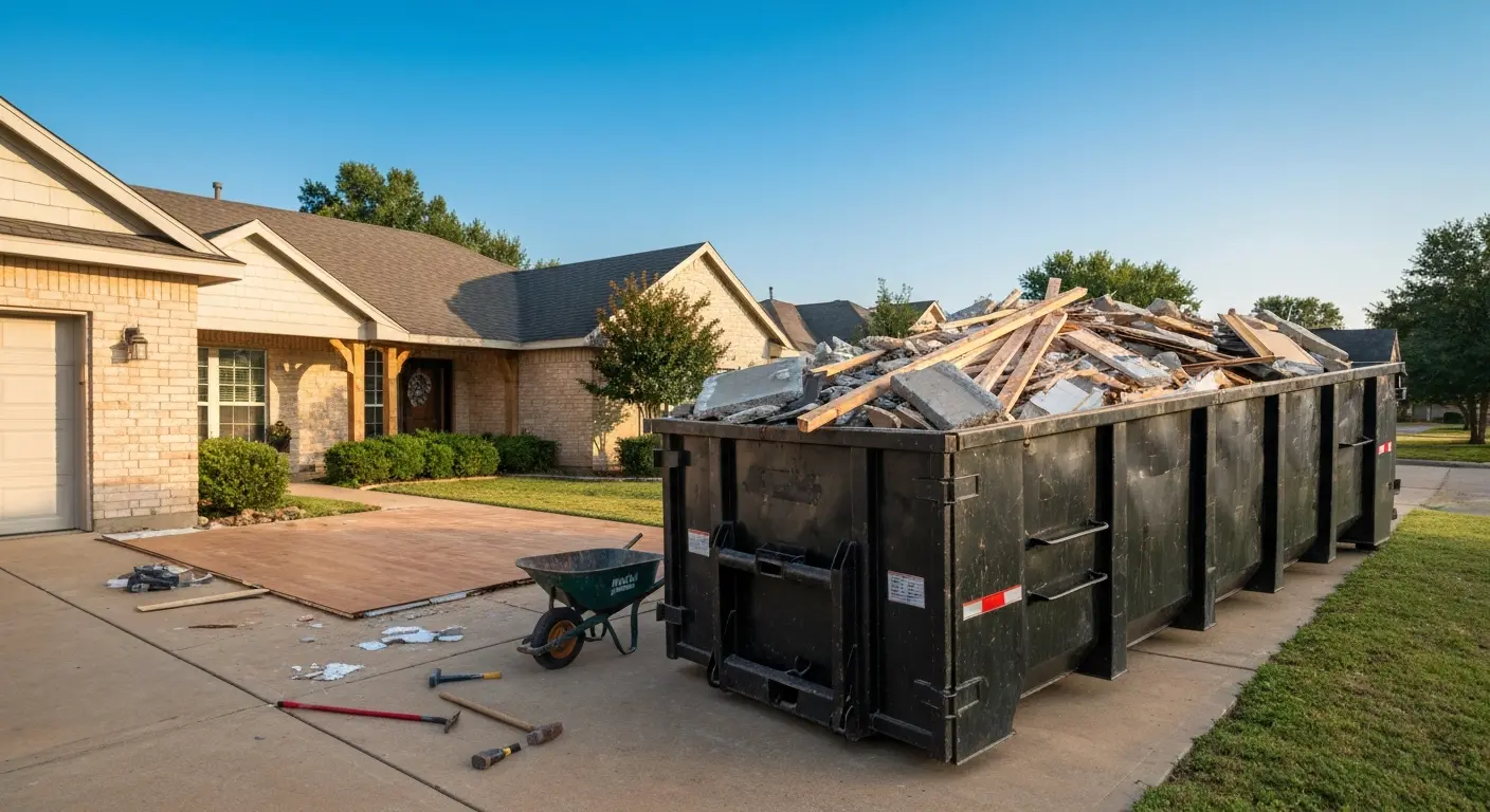 Residential dumpster rental