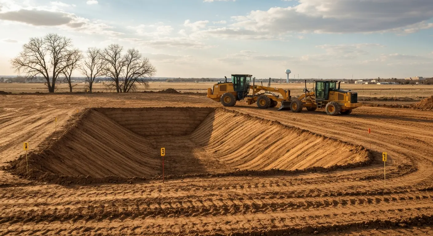 Land grading and site preparation