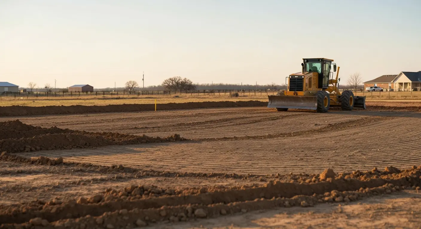 Grading and site preparation