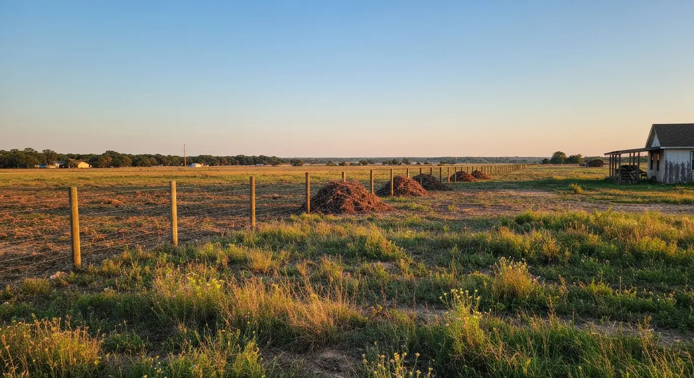 Ft. Cobb landscape near State Highway 9