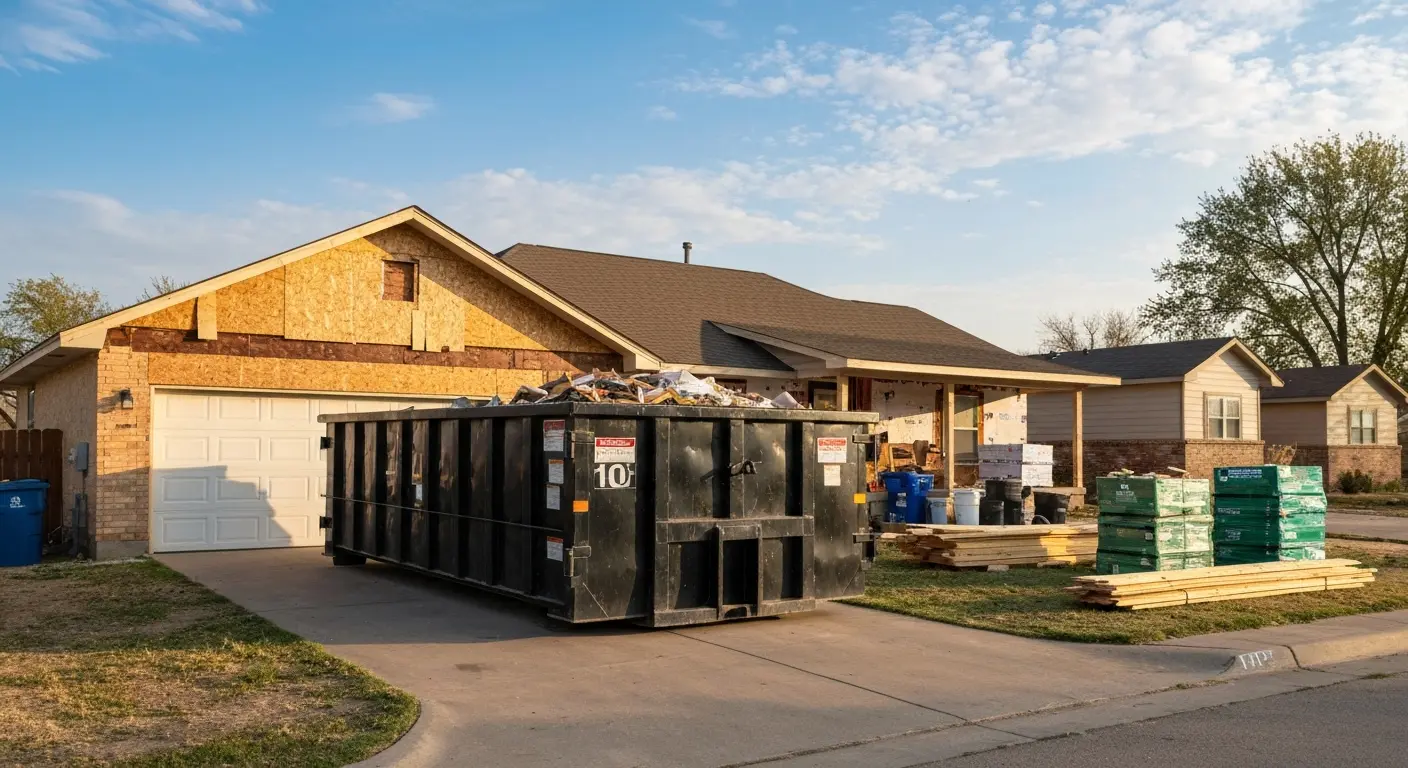 Residential dumpster rental