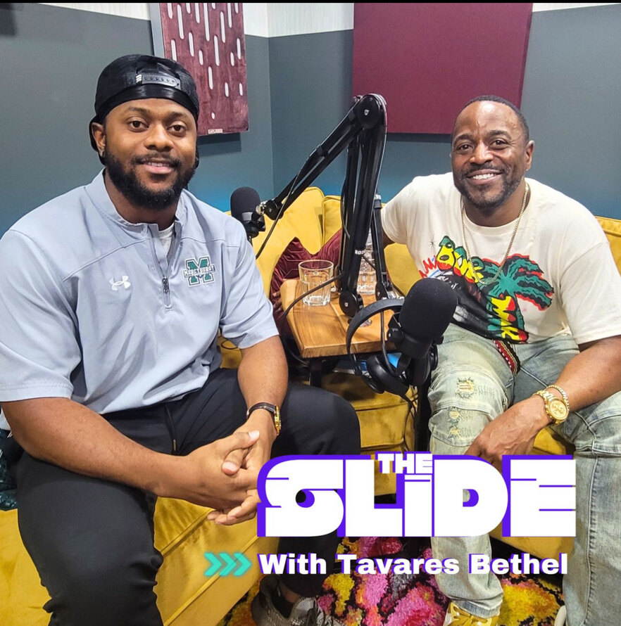 Tavares Bethel recording The SLiDE with a guest