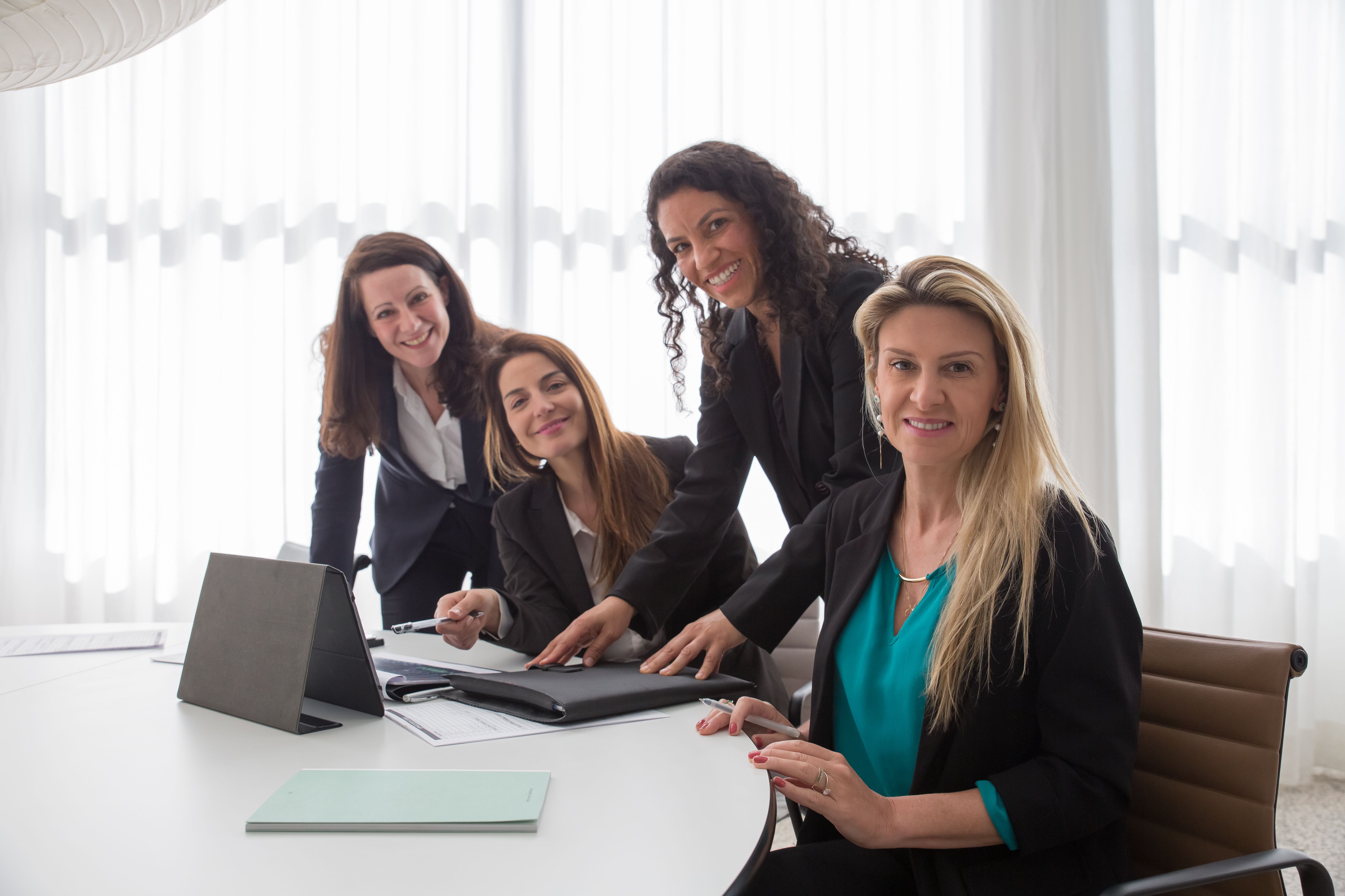 happy professional women