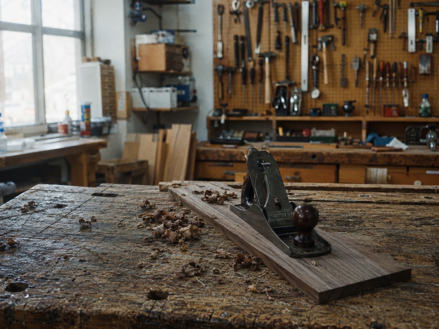 Atelier de travail du bois