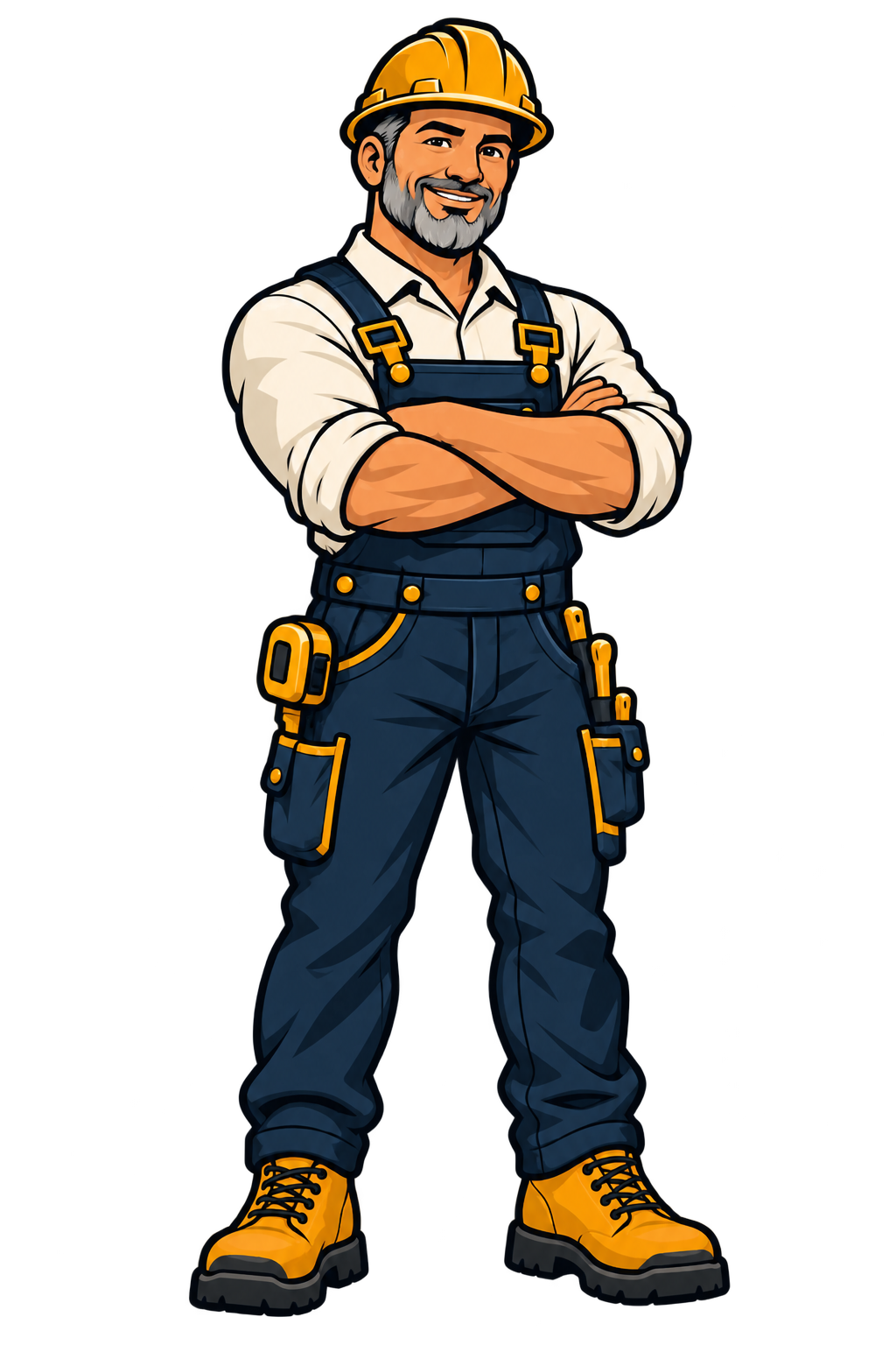 Tempered Digital craftsman mascot