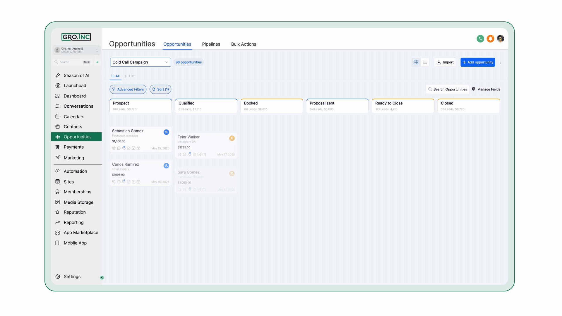 <h3>Gro.Inc Marketing CRM</h3>