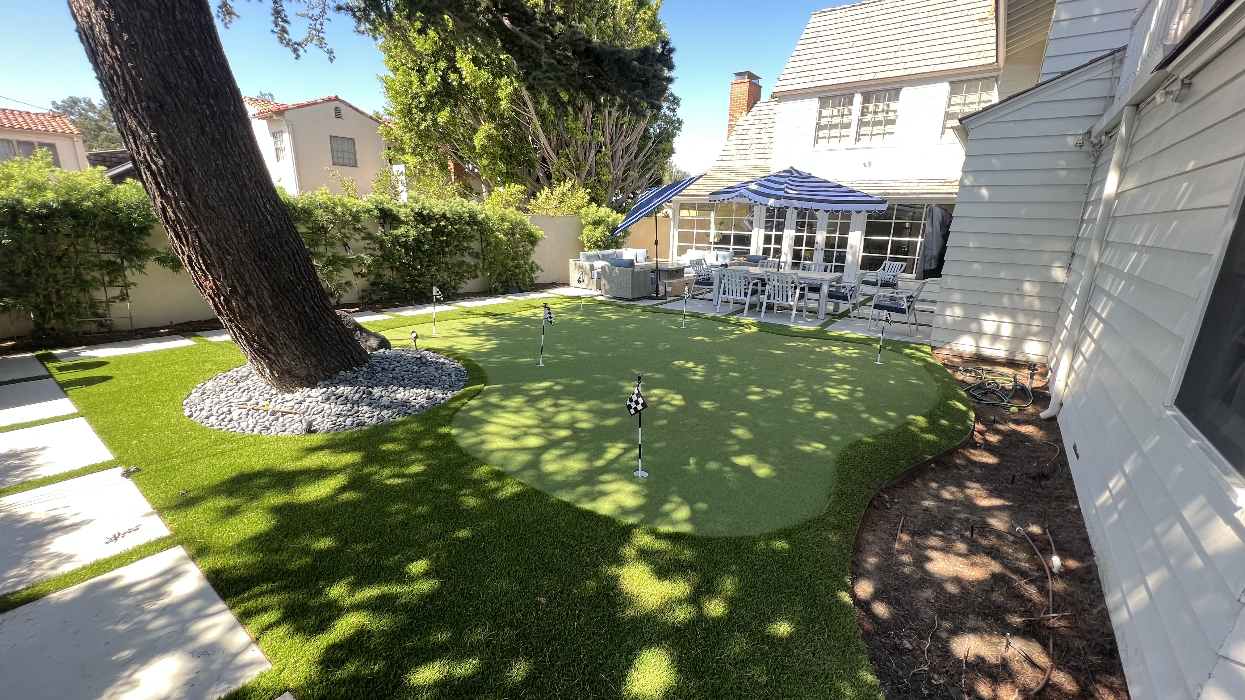 Baseball field with professional artificial turf