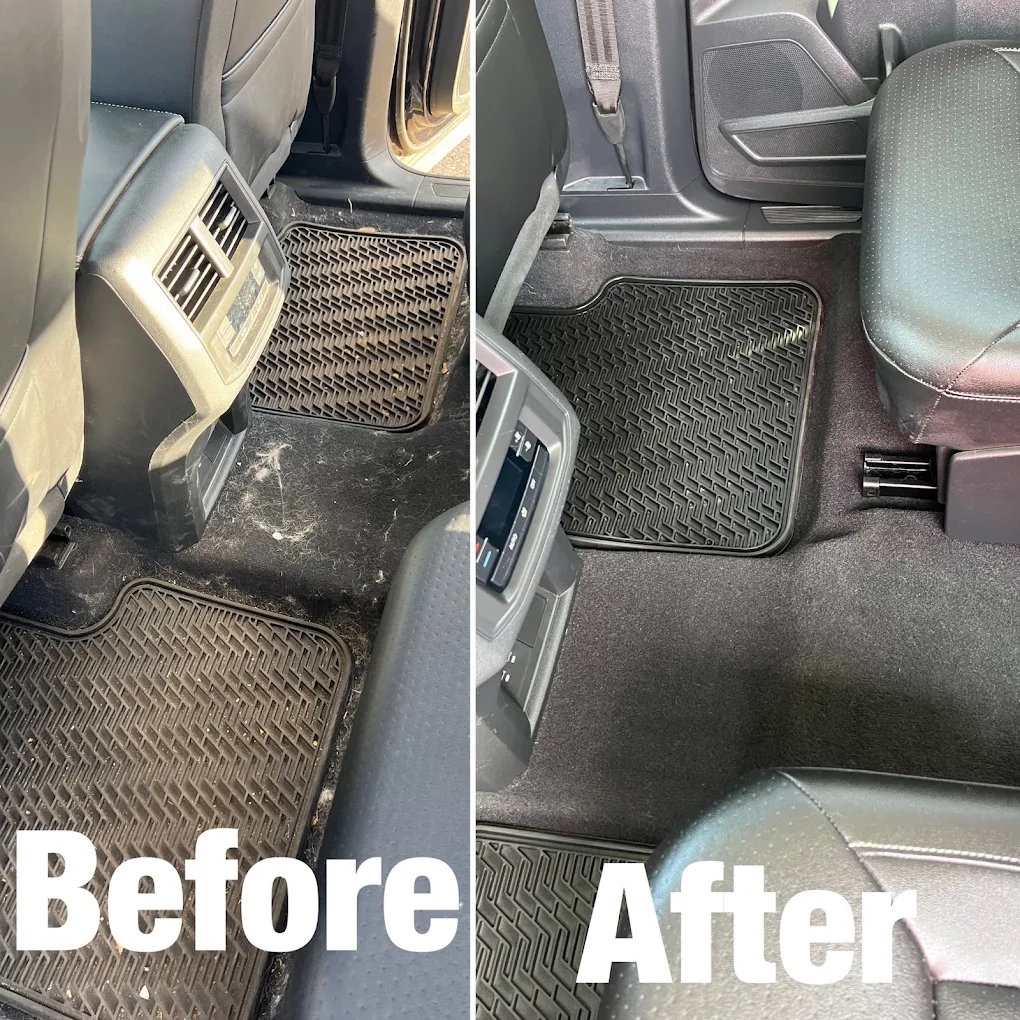 Exterior detail before and after result