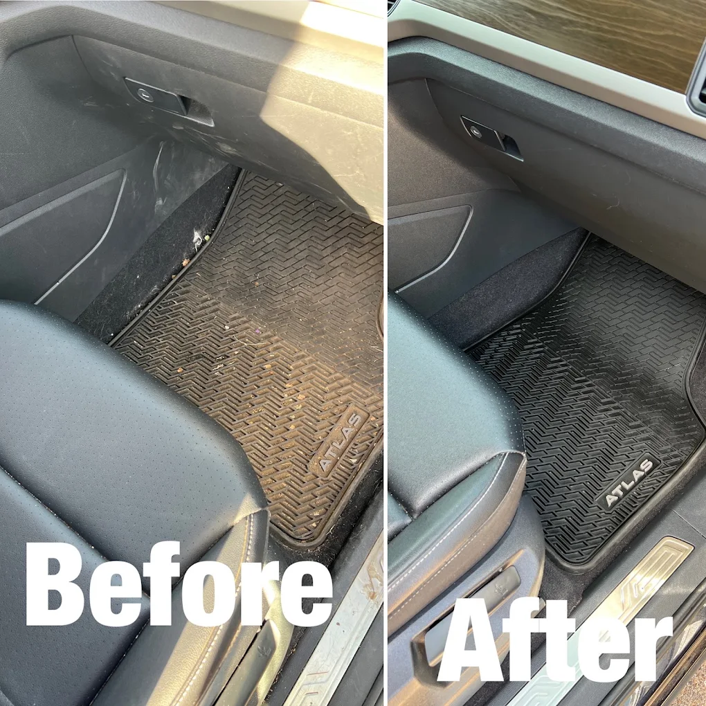 Professional finish before and after result