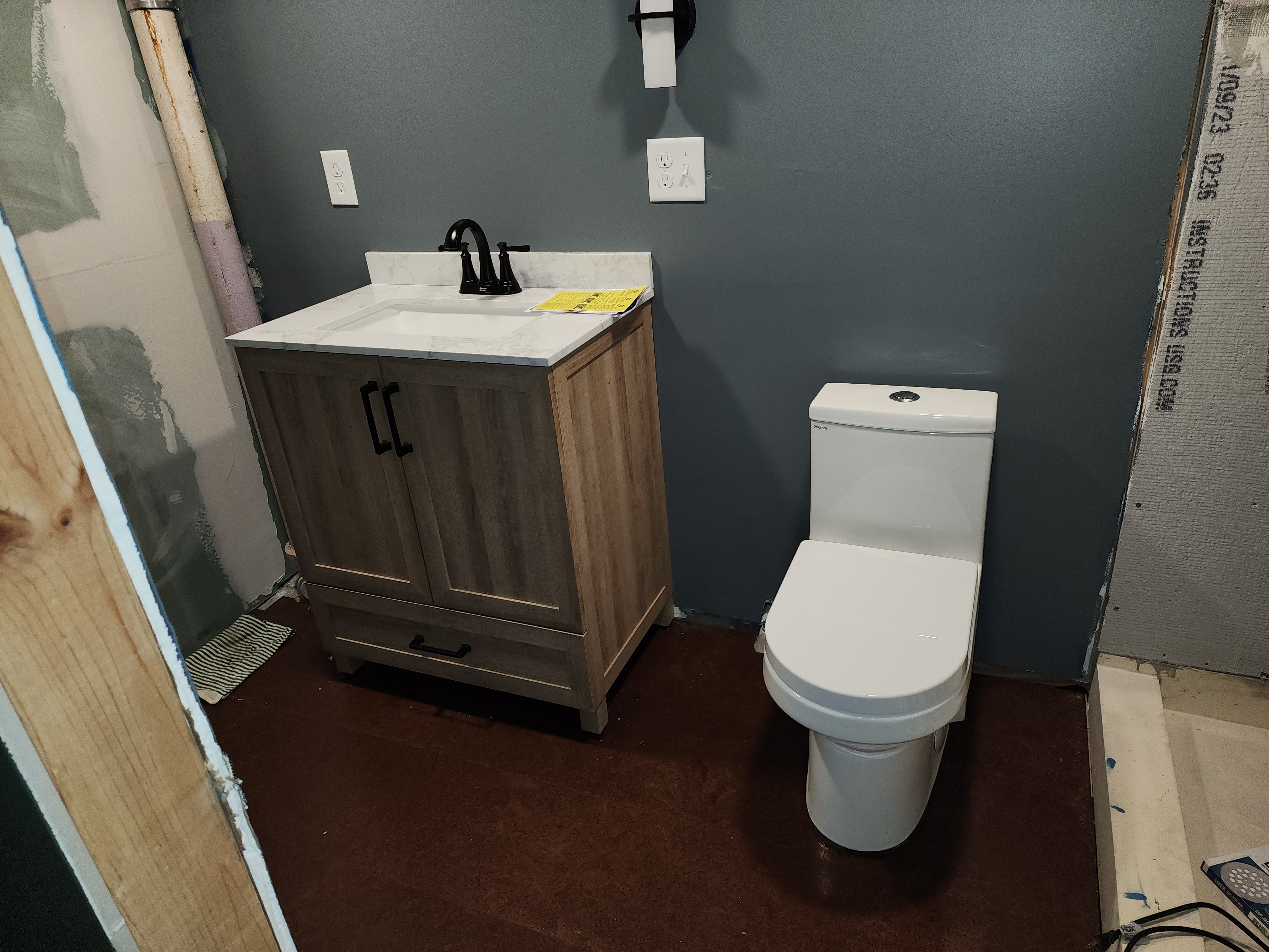 Bathroom plumbing