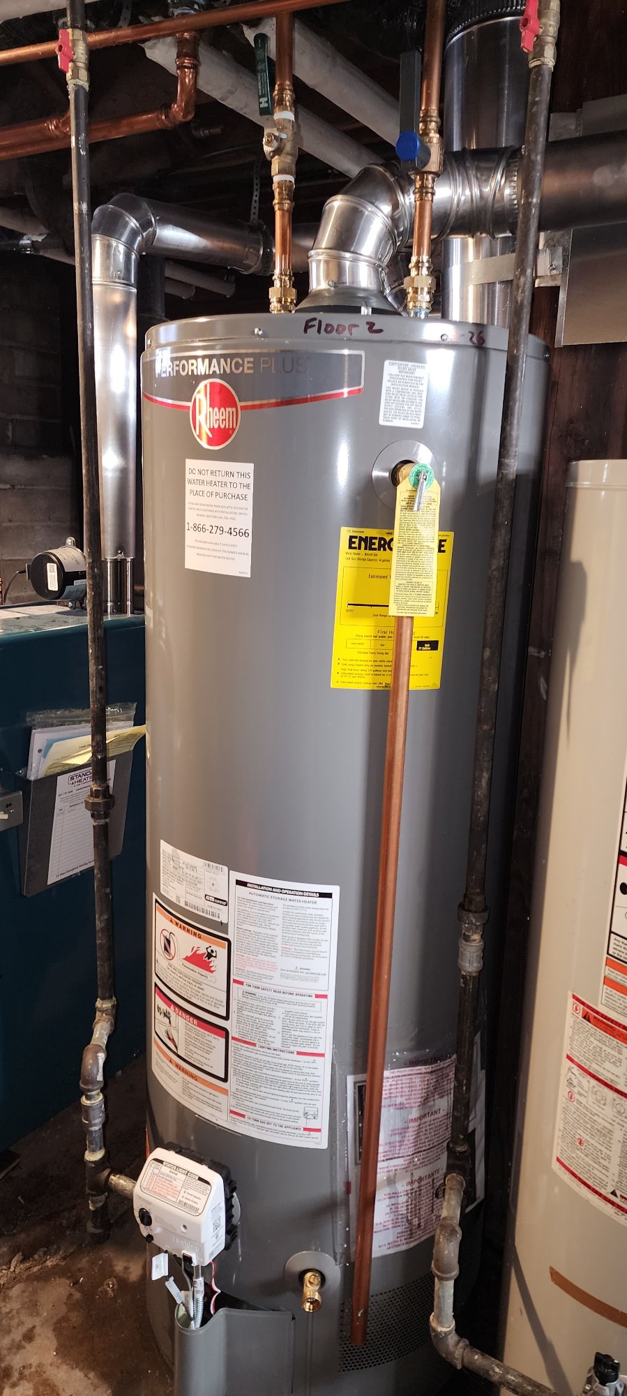 Water heater installation