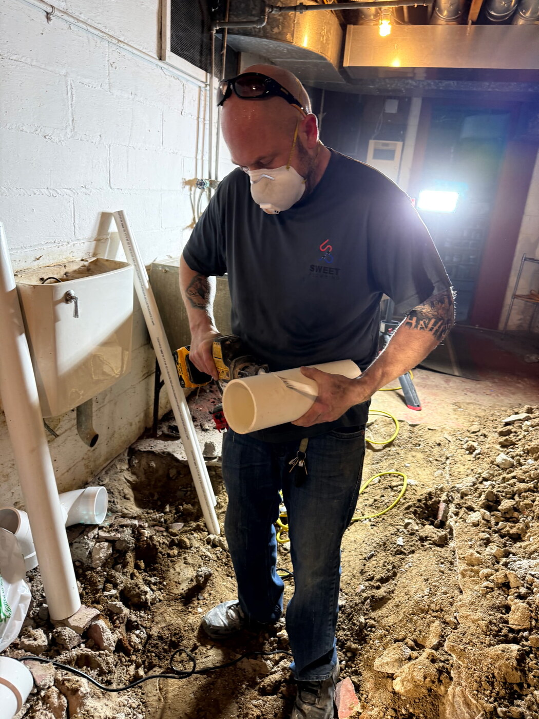 Andrew Sweet on the job