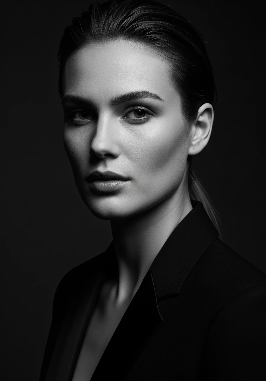 Refined female midface contour after buccal fat removal in Miami by Dr. John Mesa, MD, board-certified plastic surgeon.