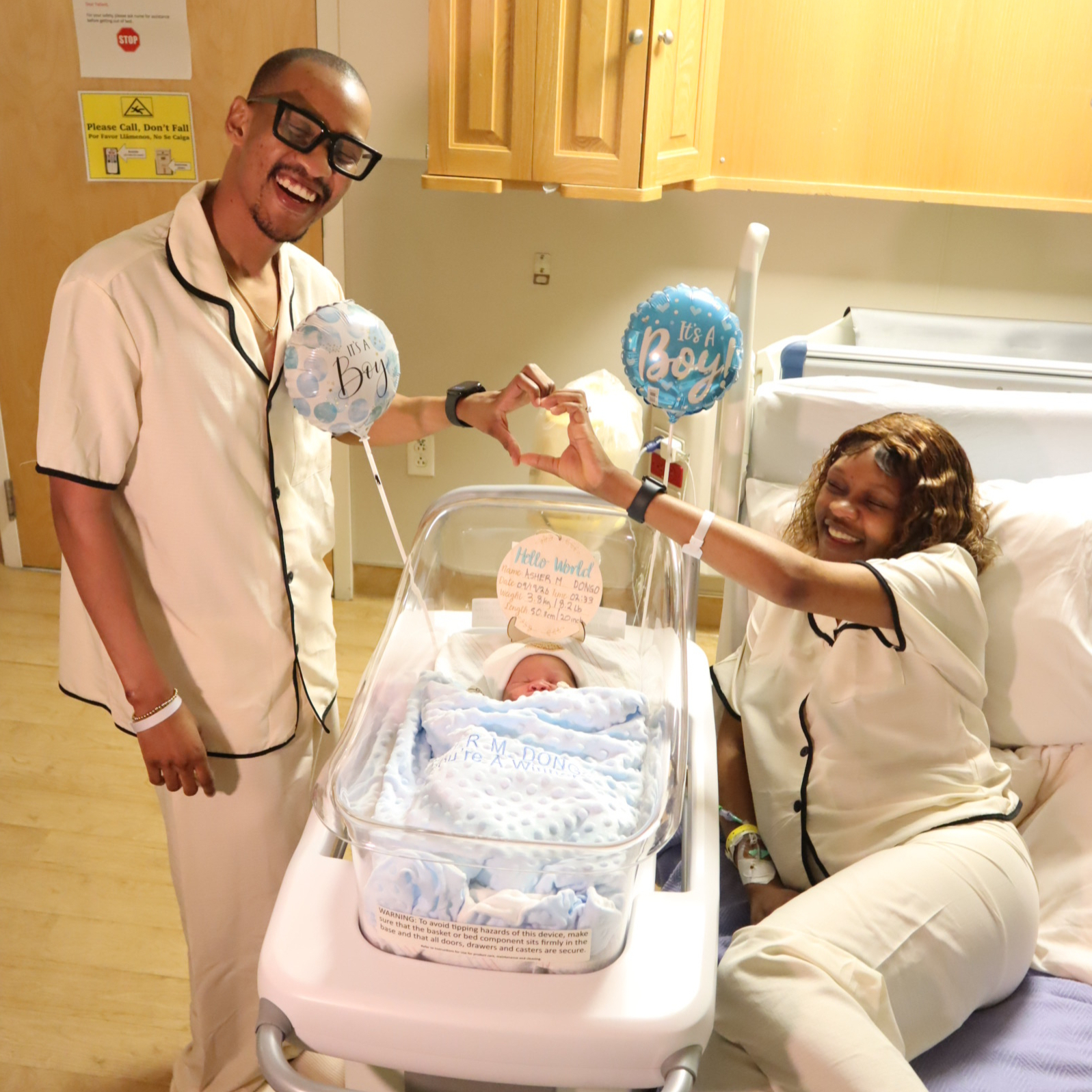 The Dongos Welcomed their baby boy Asher Dongo
