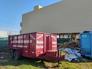 Dumpster rental in Houston