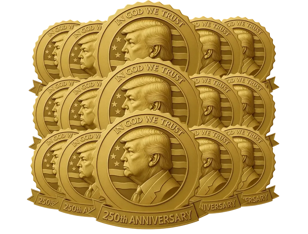 Trump 250th Anniversary Golden Badge™ | Official Website US