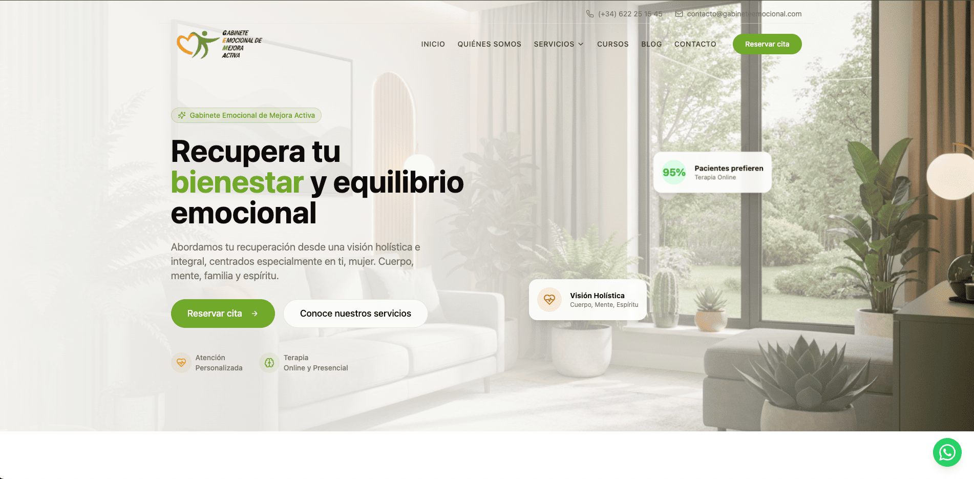Captura portada de GEMA Psicología