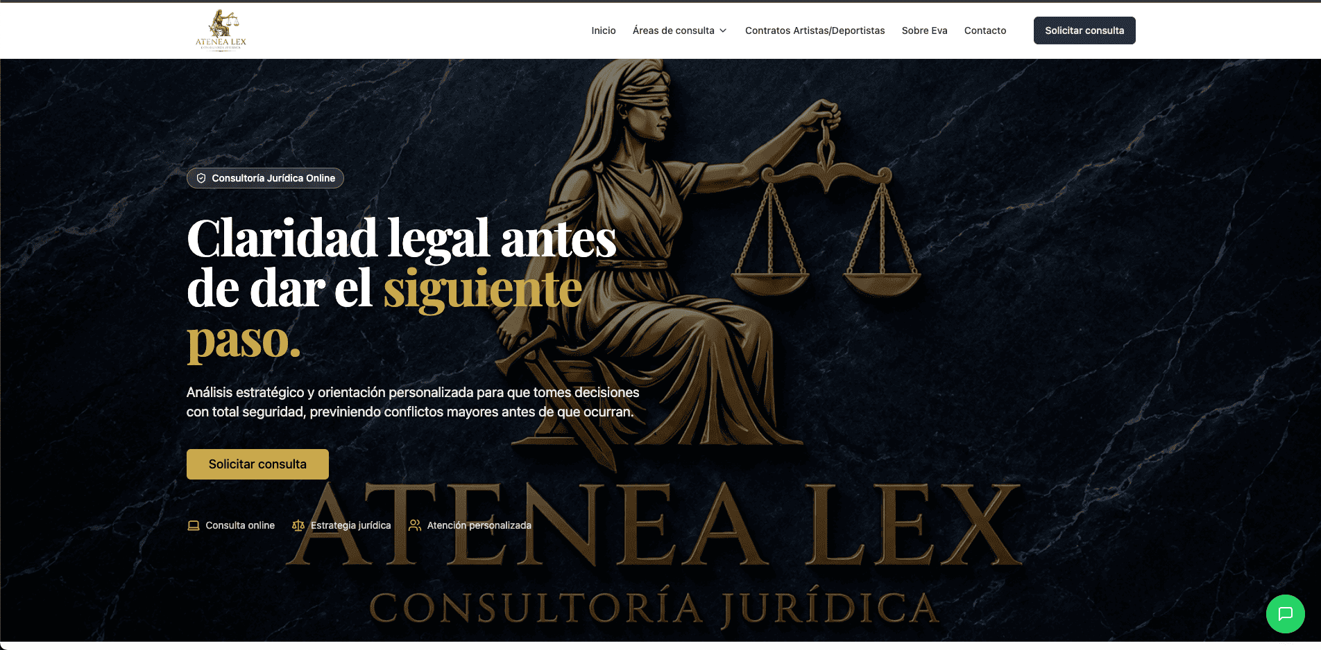 Captura portada de Atenea Lex