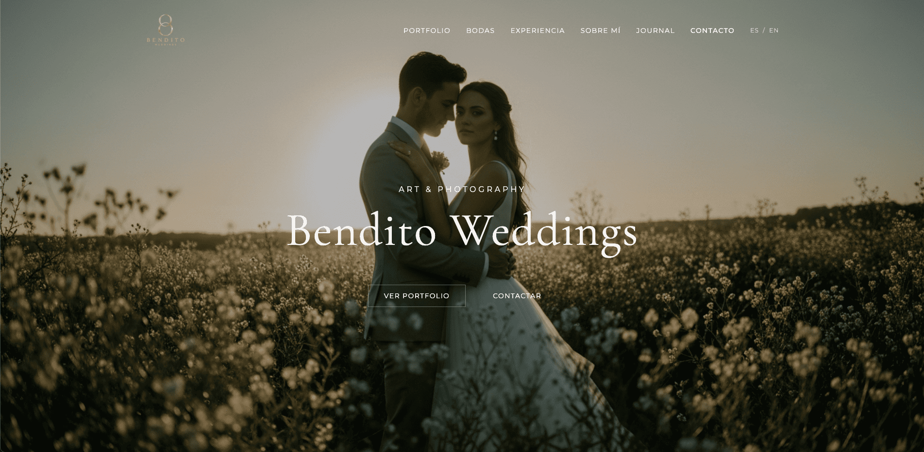 Captura portada de Bendito Weddings