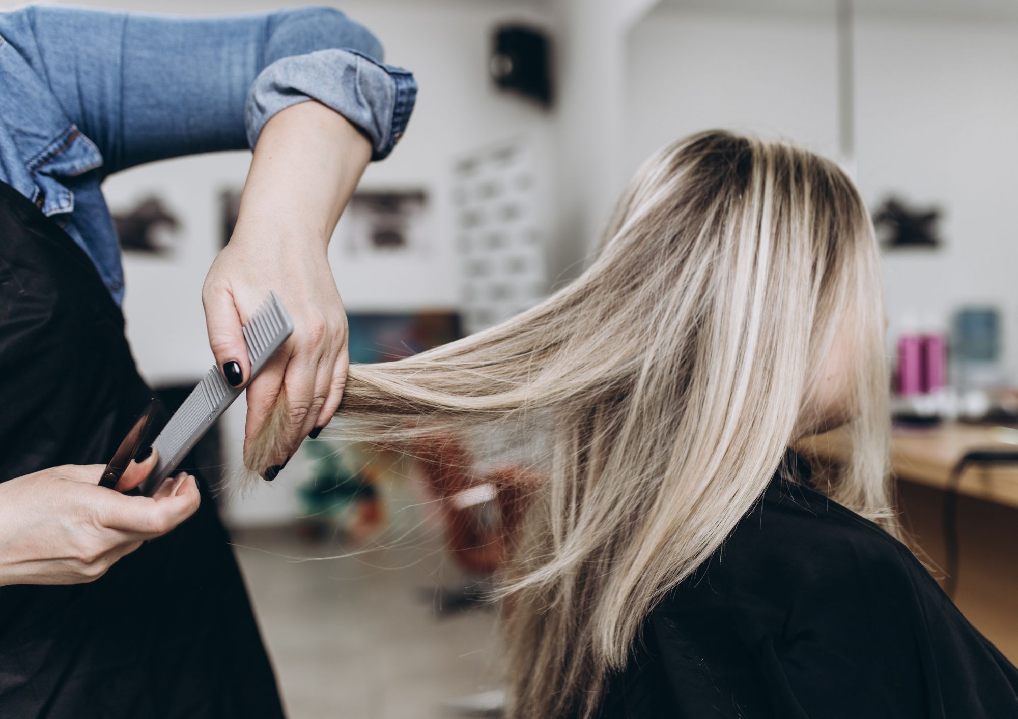 Haircut and styling
