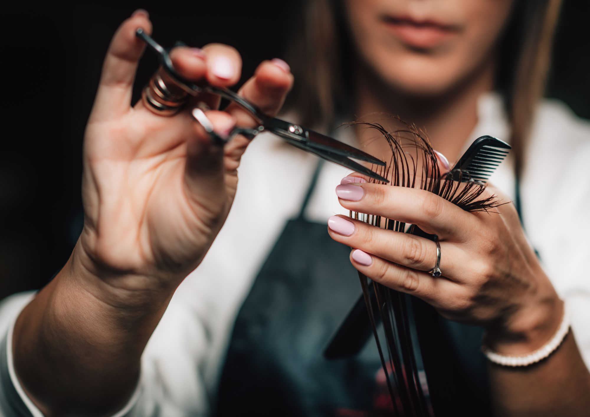 Hair service at Vivid Hair & Esthetics Studio