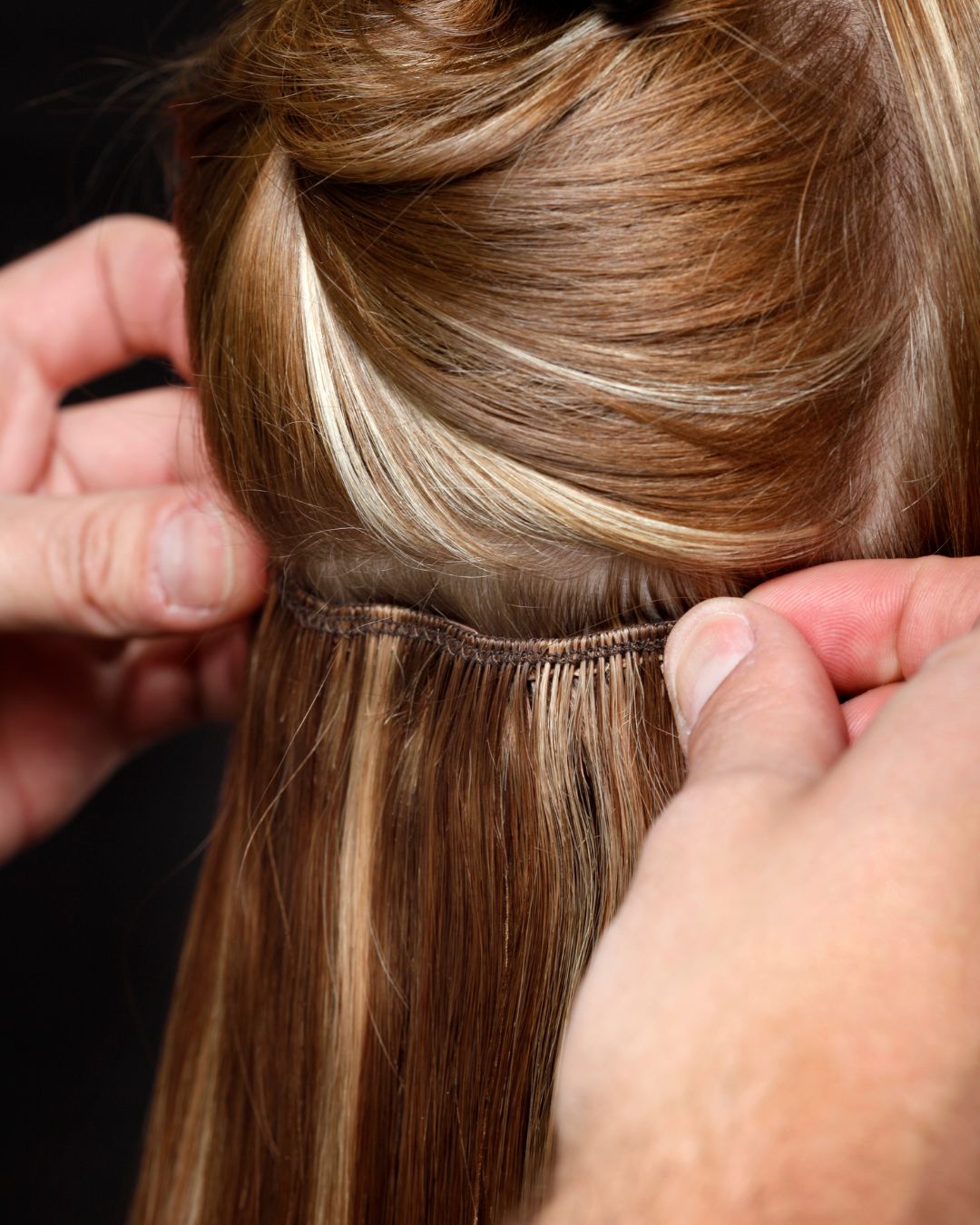 Hair extension consultation