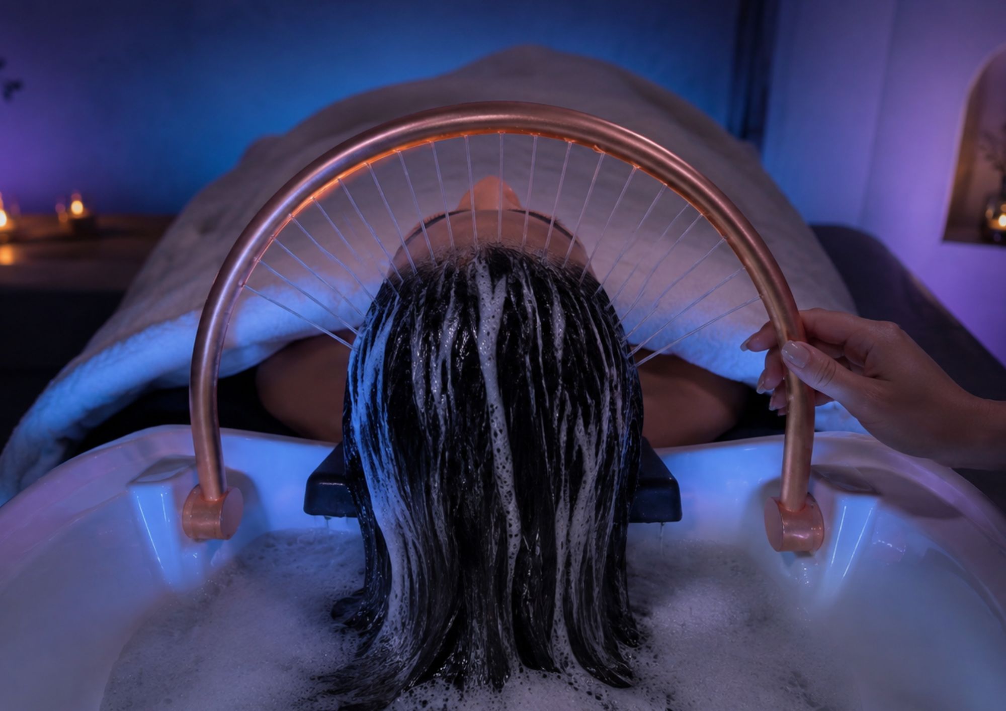 Japanese head spa treatment at Bombshell Beauty Salon