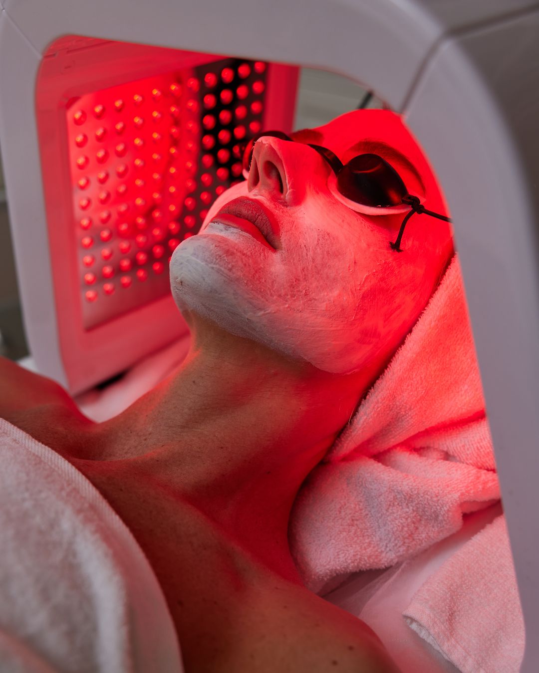 LED light therapy facial at Nectar at the Villa