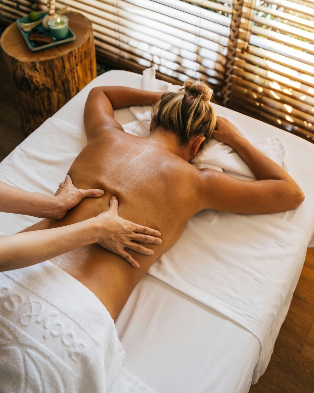 Massage therapy at Anna George Salon & Spa