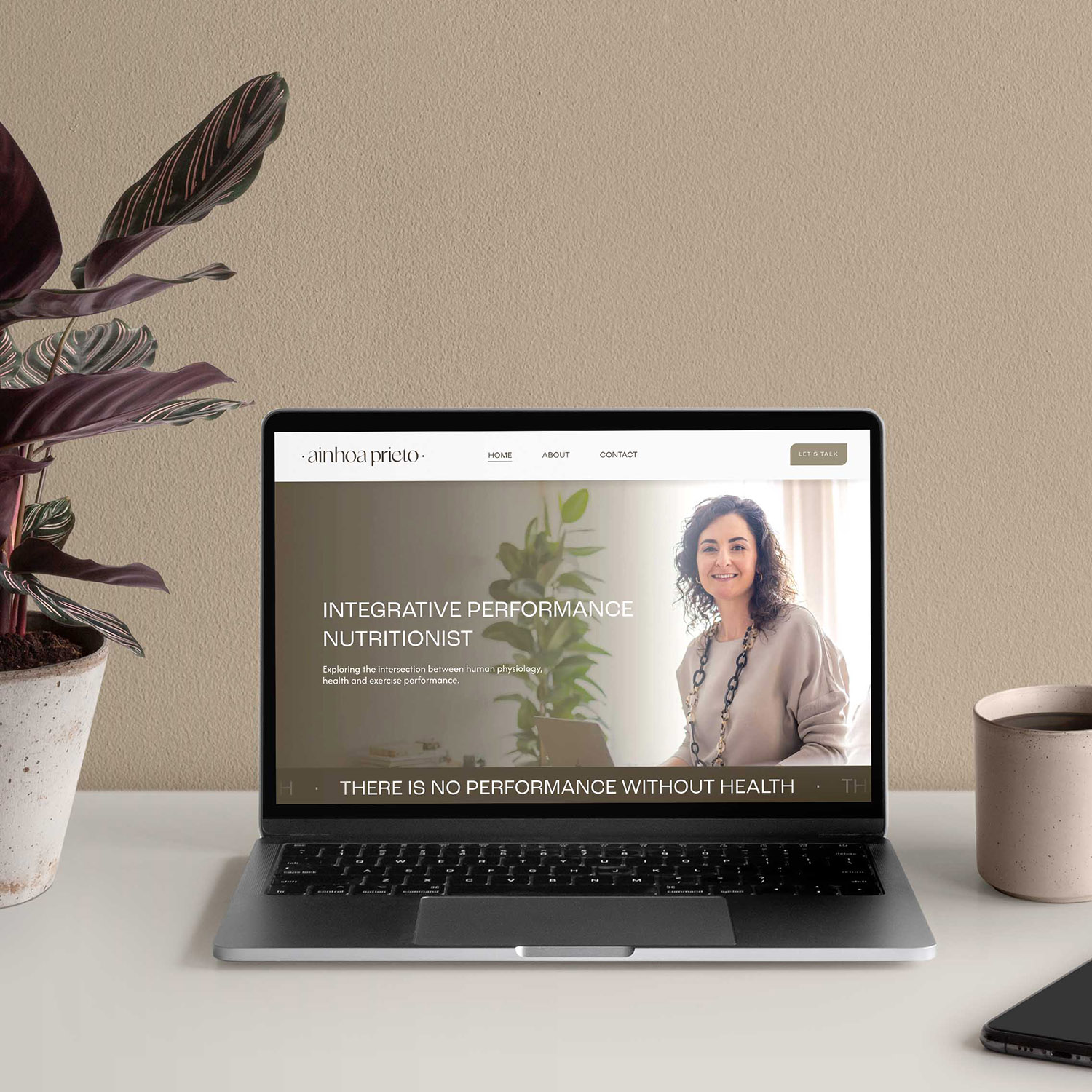 Mockup de diseño web
