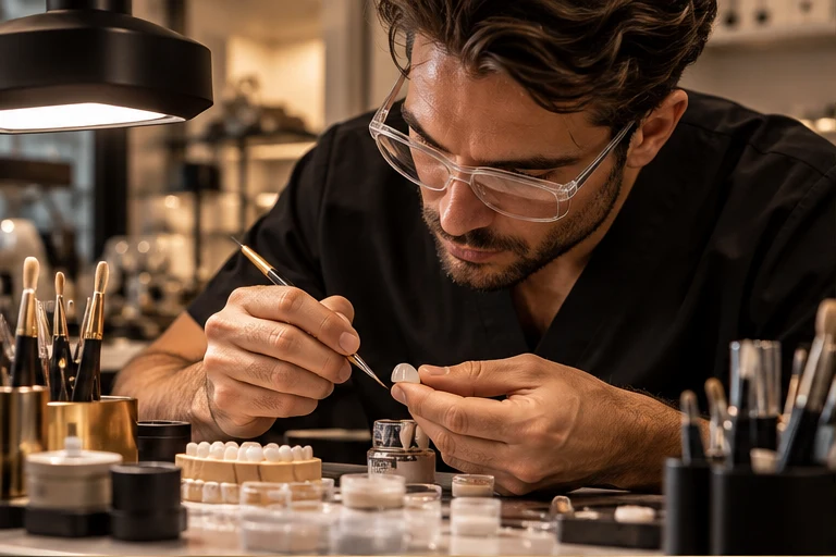 Artistry and precision in porcelain veneer fabrication