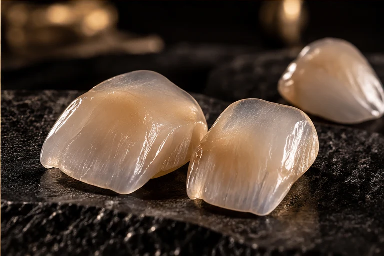 Translucent premium porcelain veneers