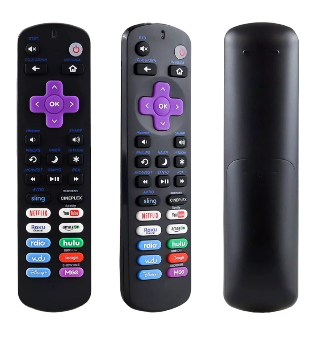 Control Roku - Vista frontal