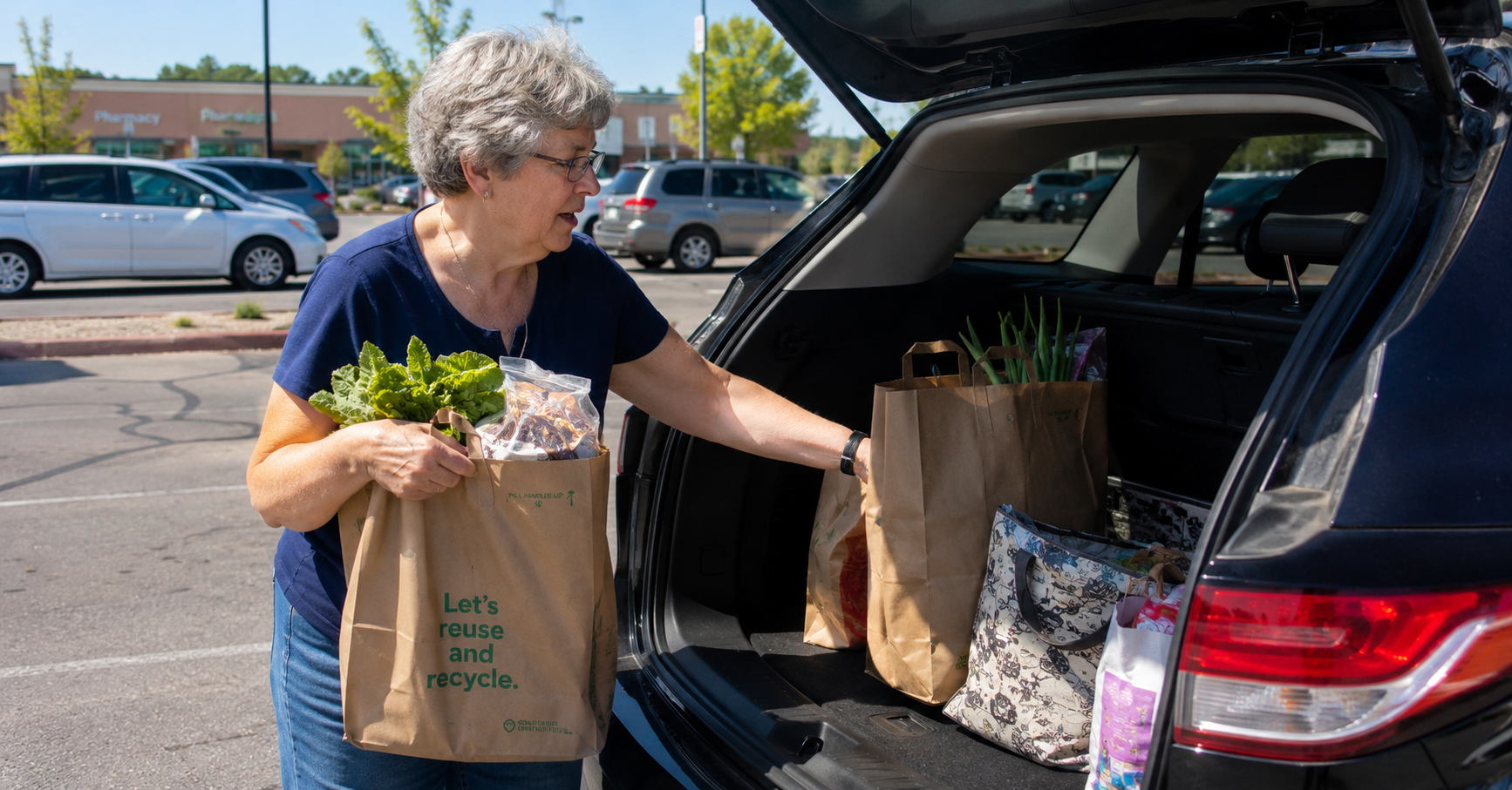 active pain-free life after chiropractic care Henderson NV — person grocery shopping or doing errands