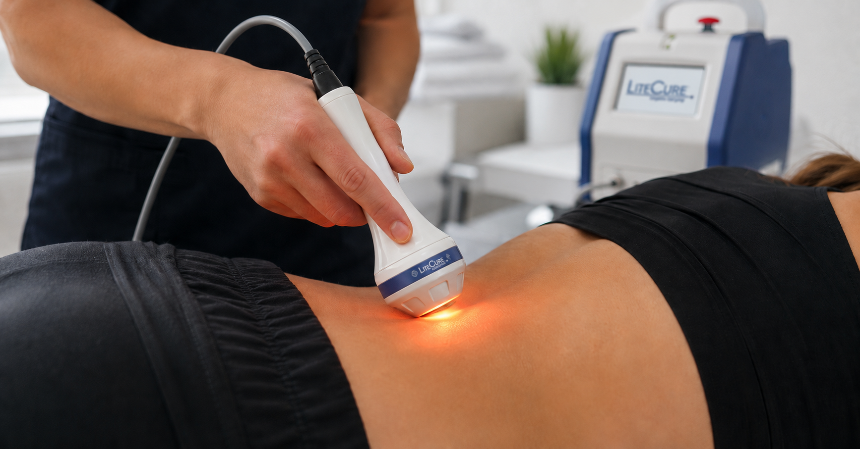 Class IV laser therapy treatment at Optimal Health Members in Las Vegas