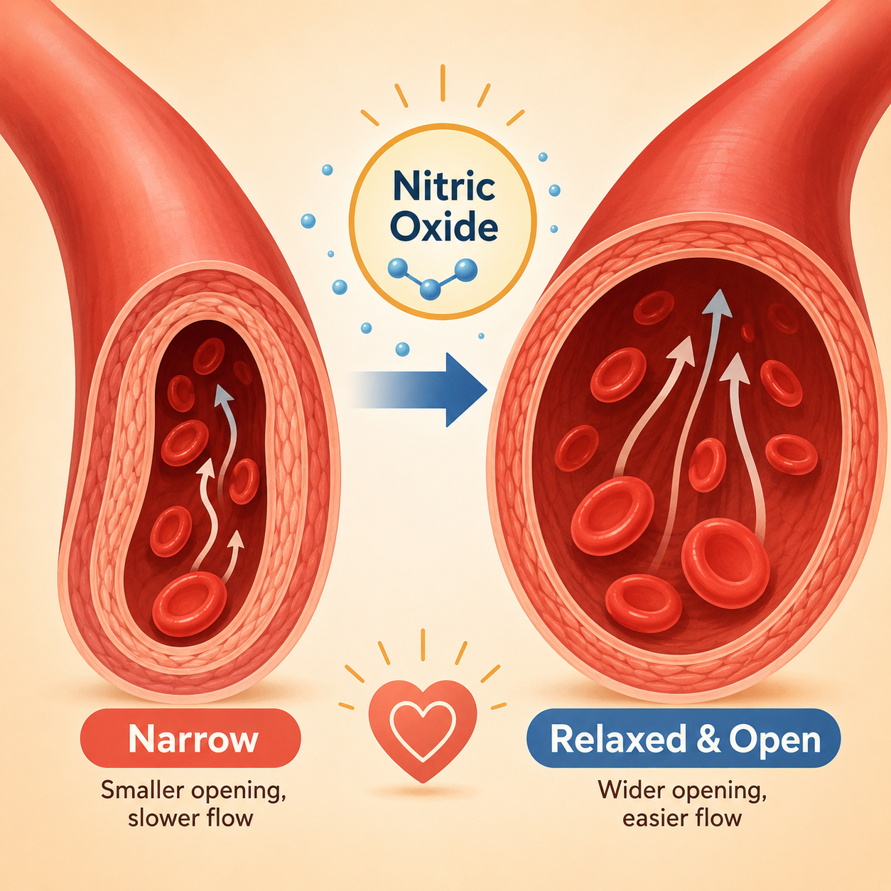 diagram showing how nitric oxide widens blood vessels for better circulation diagram showing how nitric oxide widens blood vessels for better circulation
