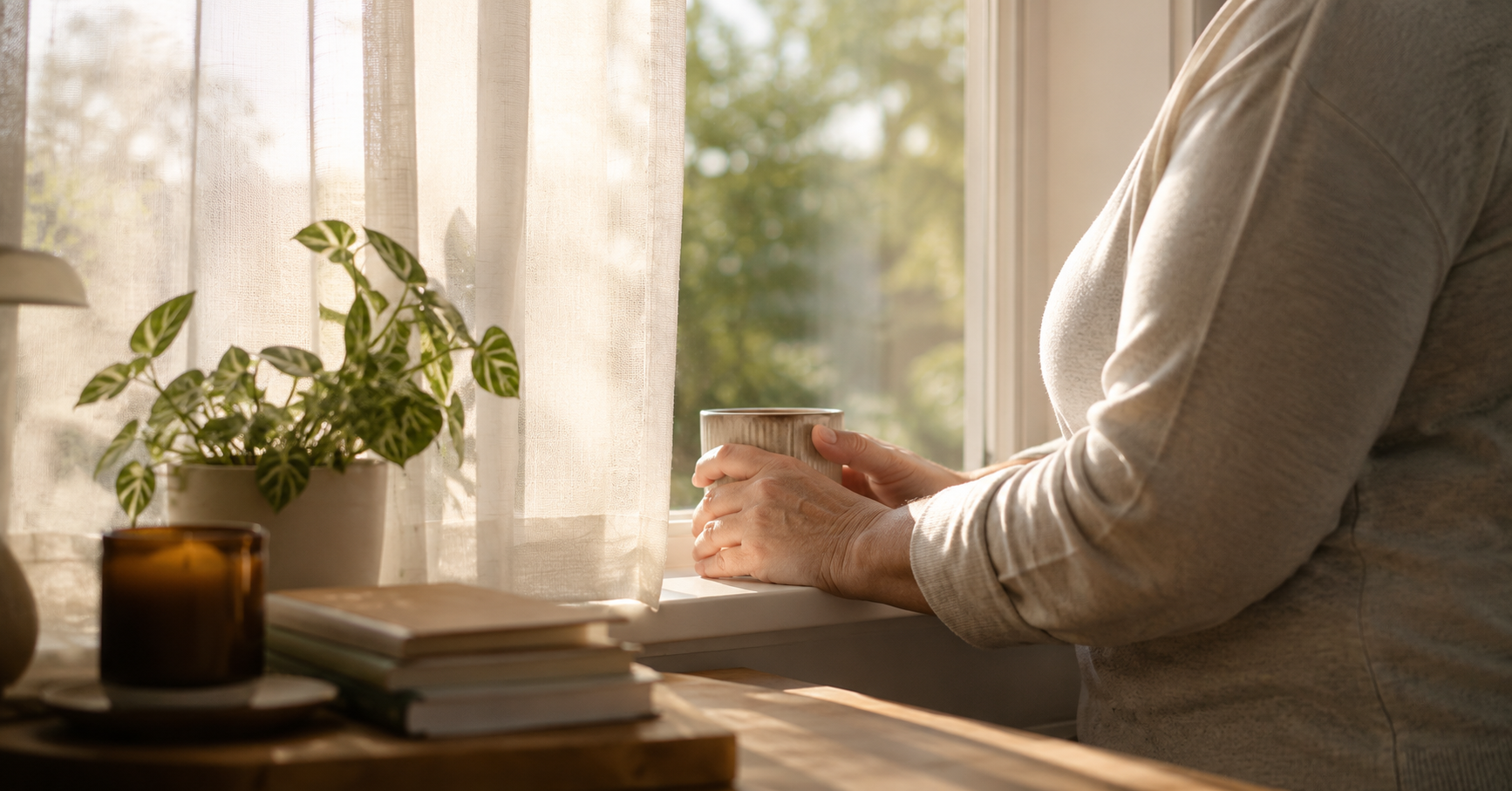 woman waking up rested and free of joint pain, symbolic of metabolic health