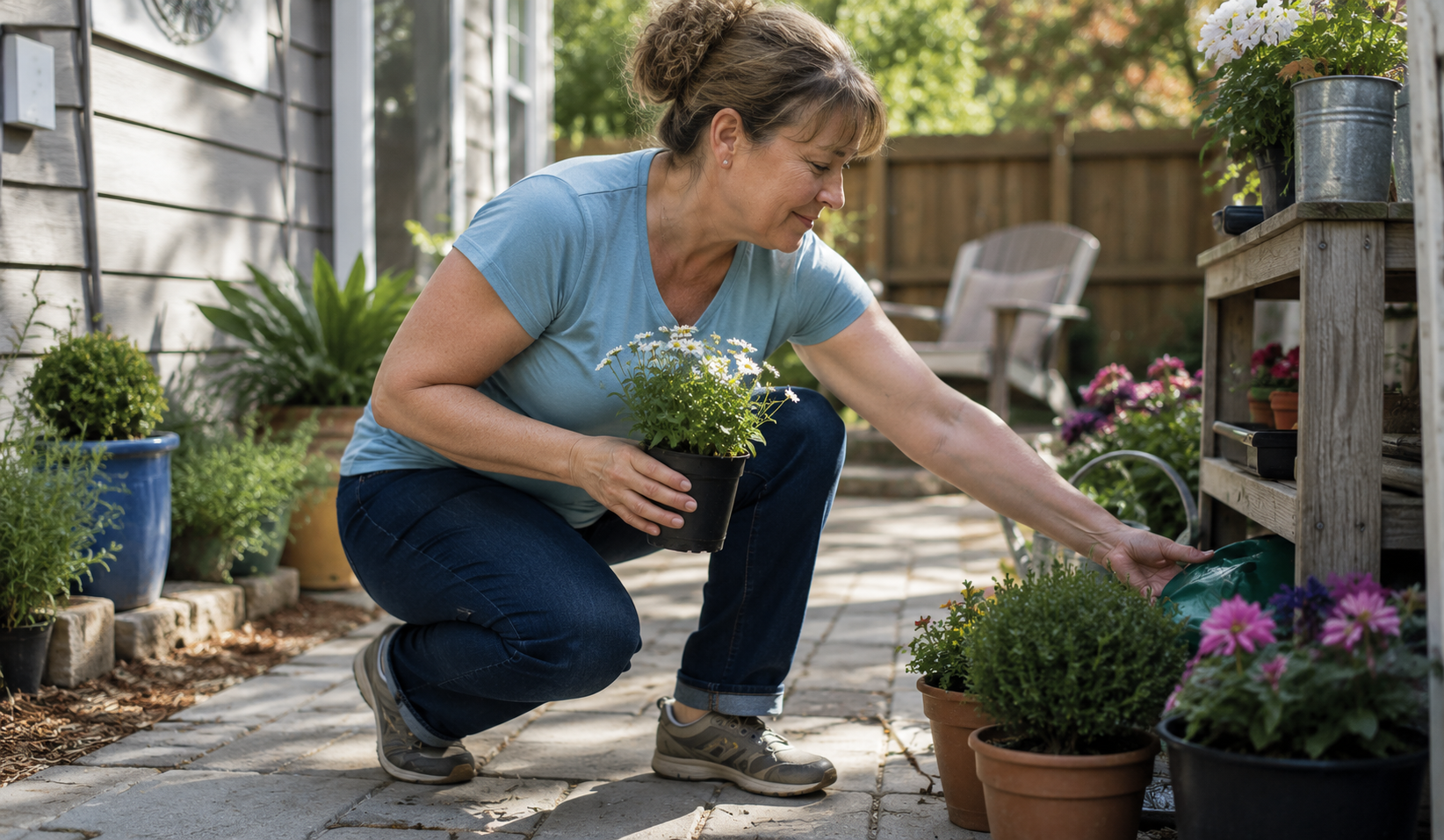 person gardening pain free after chiropractic and laser therapy treatment person gardening pain free after chiropractic and laser therapy treatment